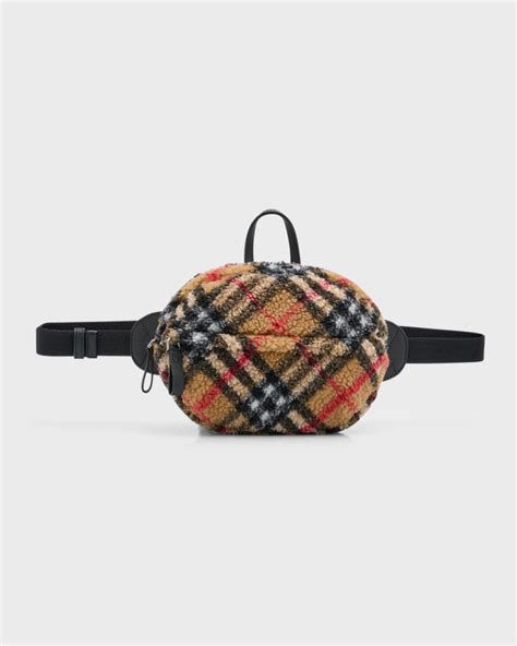 flannel bum bag.